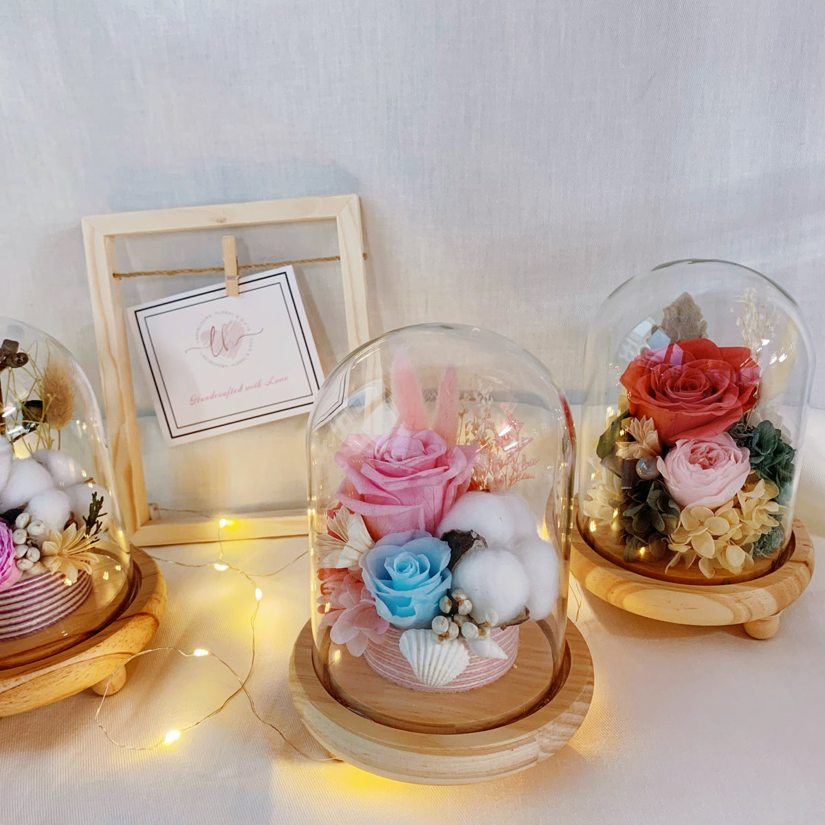 Preserved Flowers Glass Domes – Ladyblooms Floral & Gifts