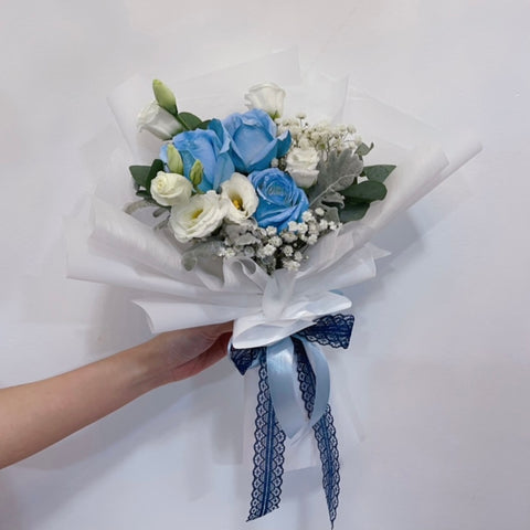 Blue Rose Bouquet