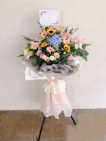 Congratulatory Floral Stand - Congratulations