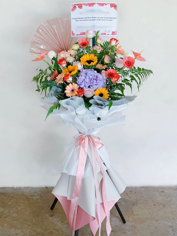 Congratulatory Floral Stand - Wishing You Success