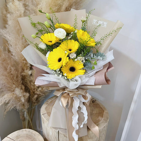 Yellow Gerbera Bouquet