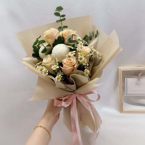 Rose Bouquet - Peach Perfect