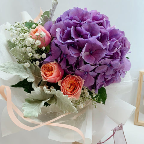 Fresh Bouquet - Purple Hydrangea